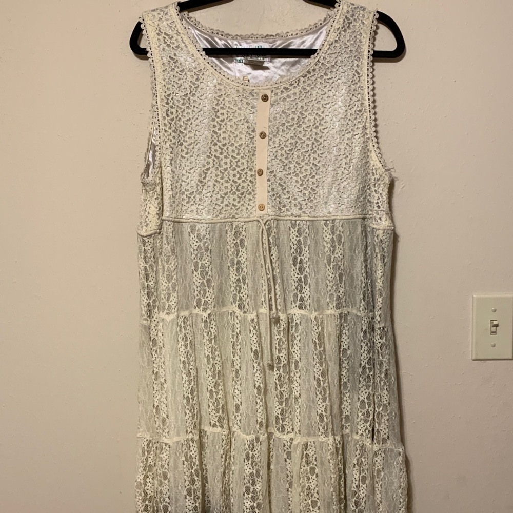 Lady Noiz lace shift dress 1XL NWT